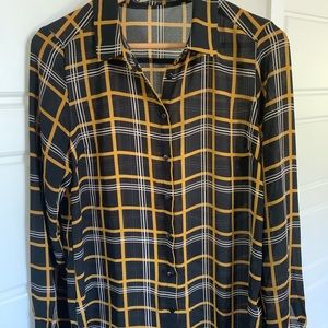 Active USA sheer button down